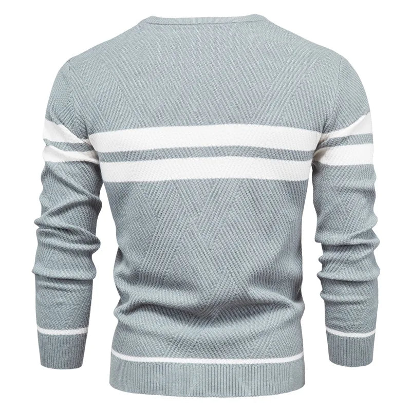 Lenoir™ | Pull patchwork à manches longues