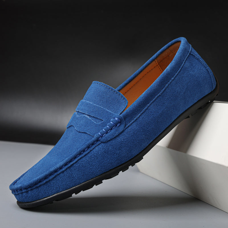 Cazel | Mocassins rétro en daim pour homme
