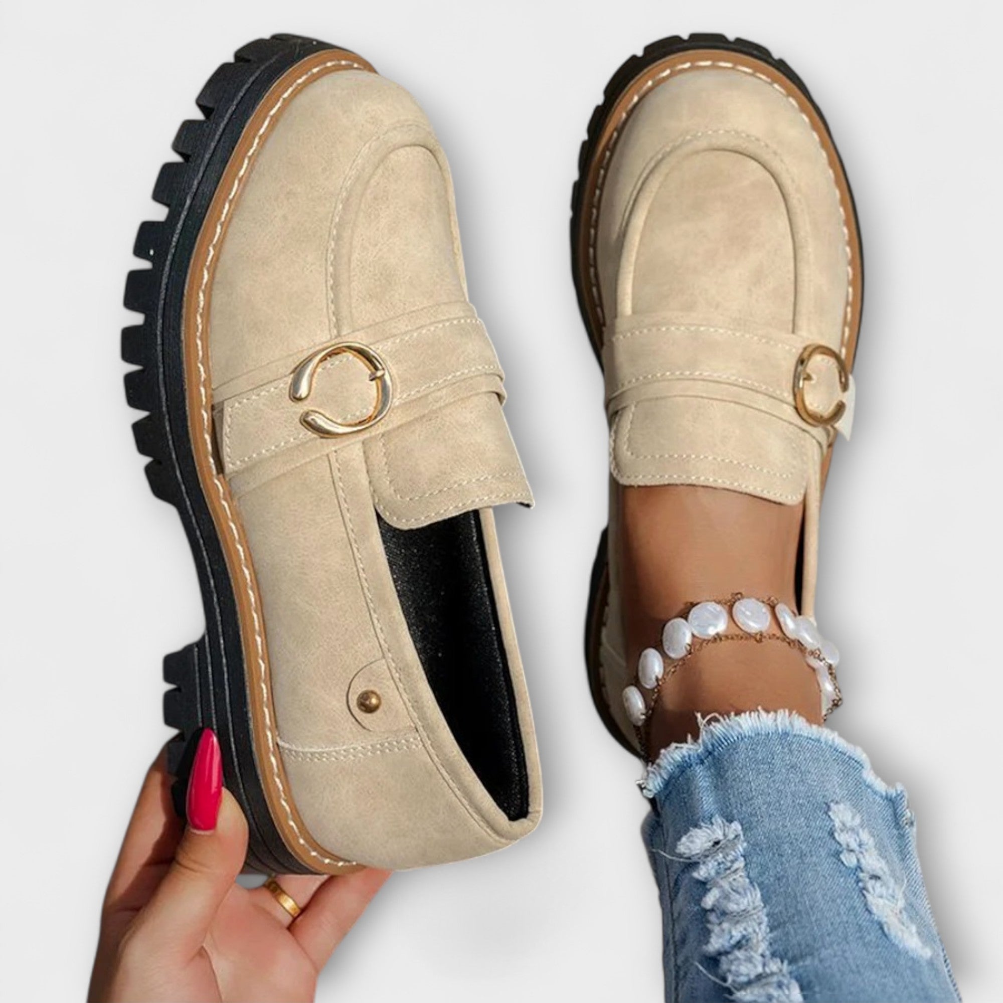 Lenoir™ | Mocassins Décontractés à Bout Rond