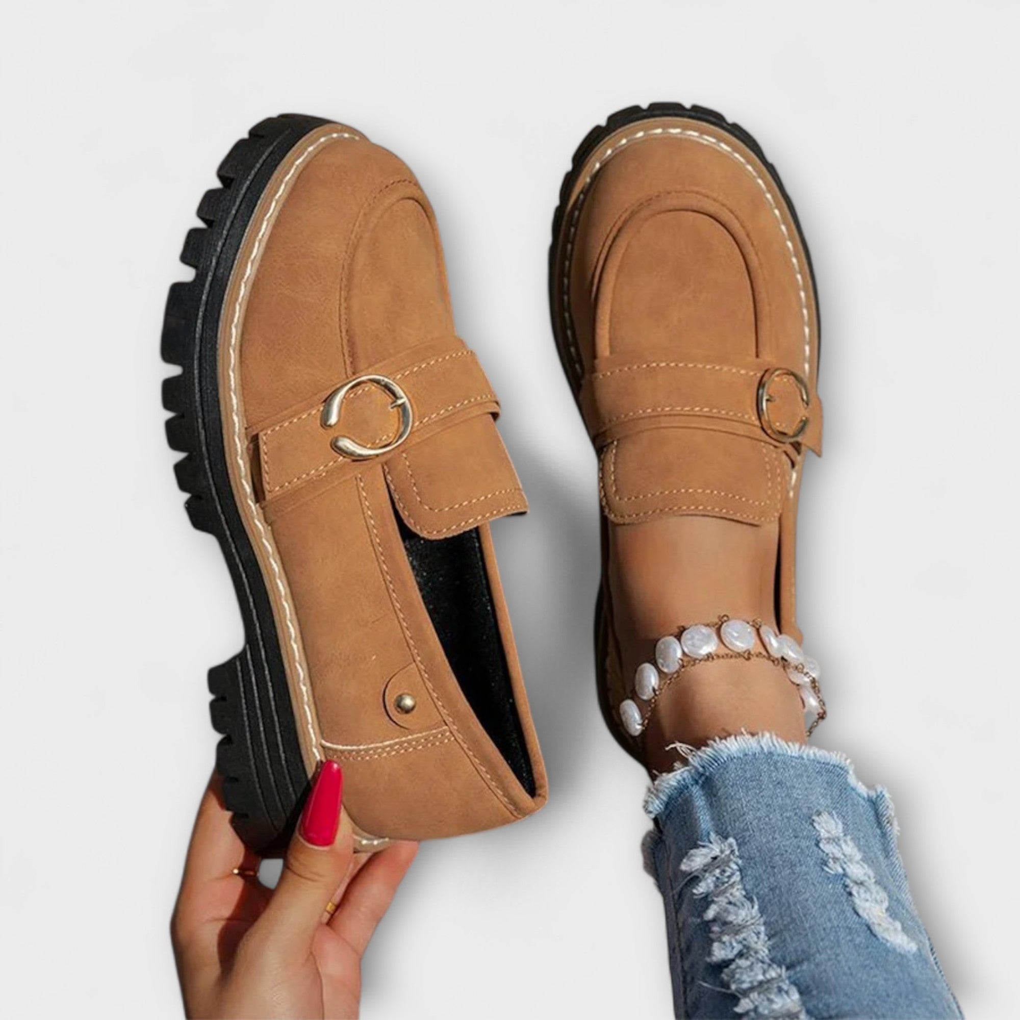 Lenoir™ | Mocassins Décontractés à Bout Rond