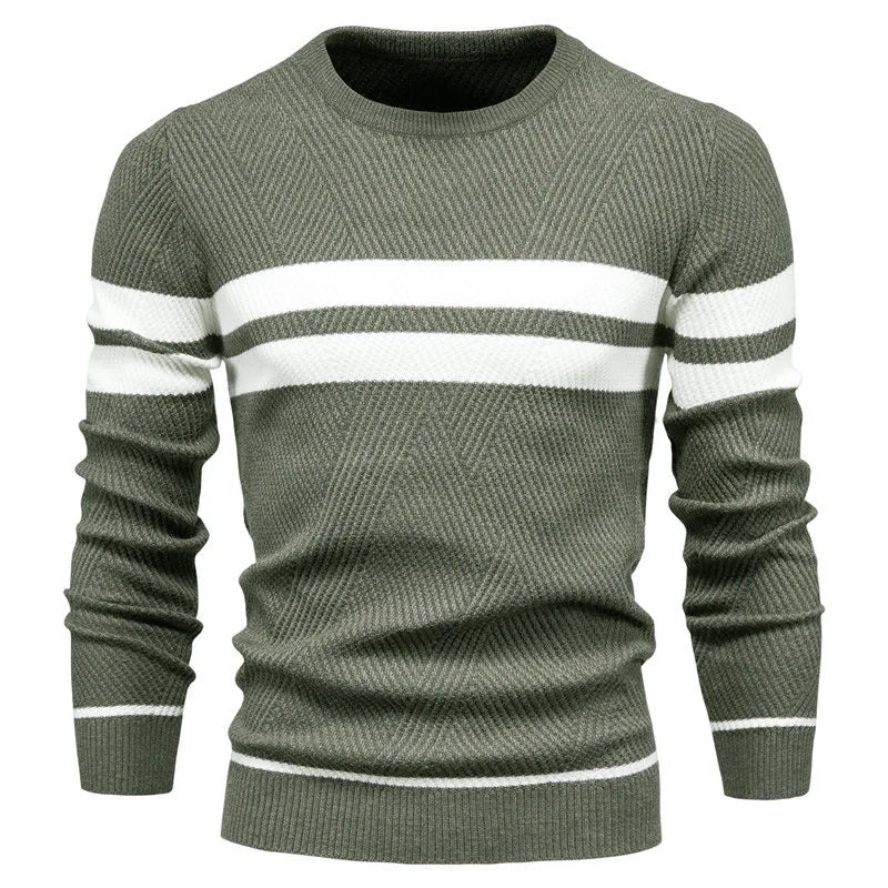 Lenoir™ | Pull patchwork à manches longues