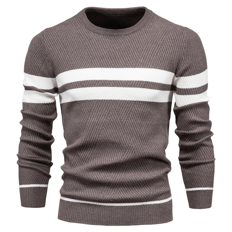 Lenoir™ | Pull patchwork à manches longues