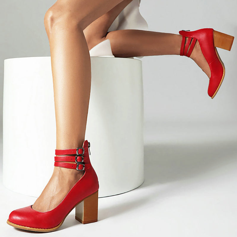 Lenoir™ | Sandales à Bride et Talon Épais