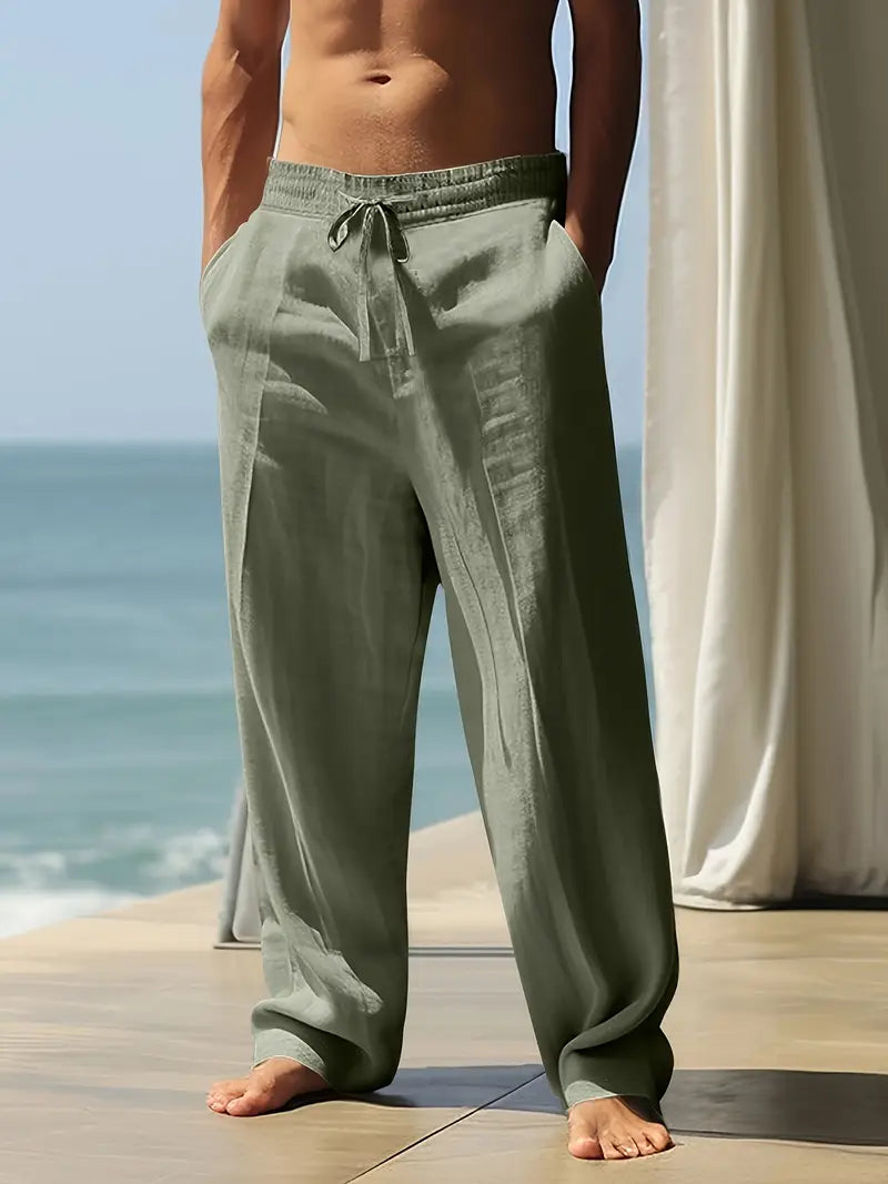 Lenoir™ | Pantalons en Lin Élégants