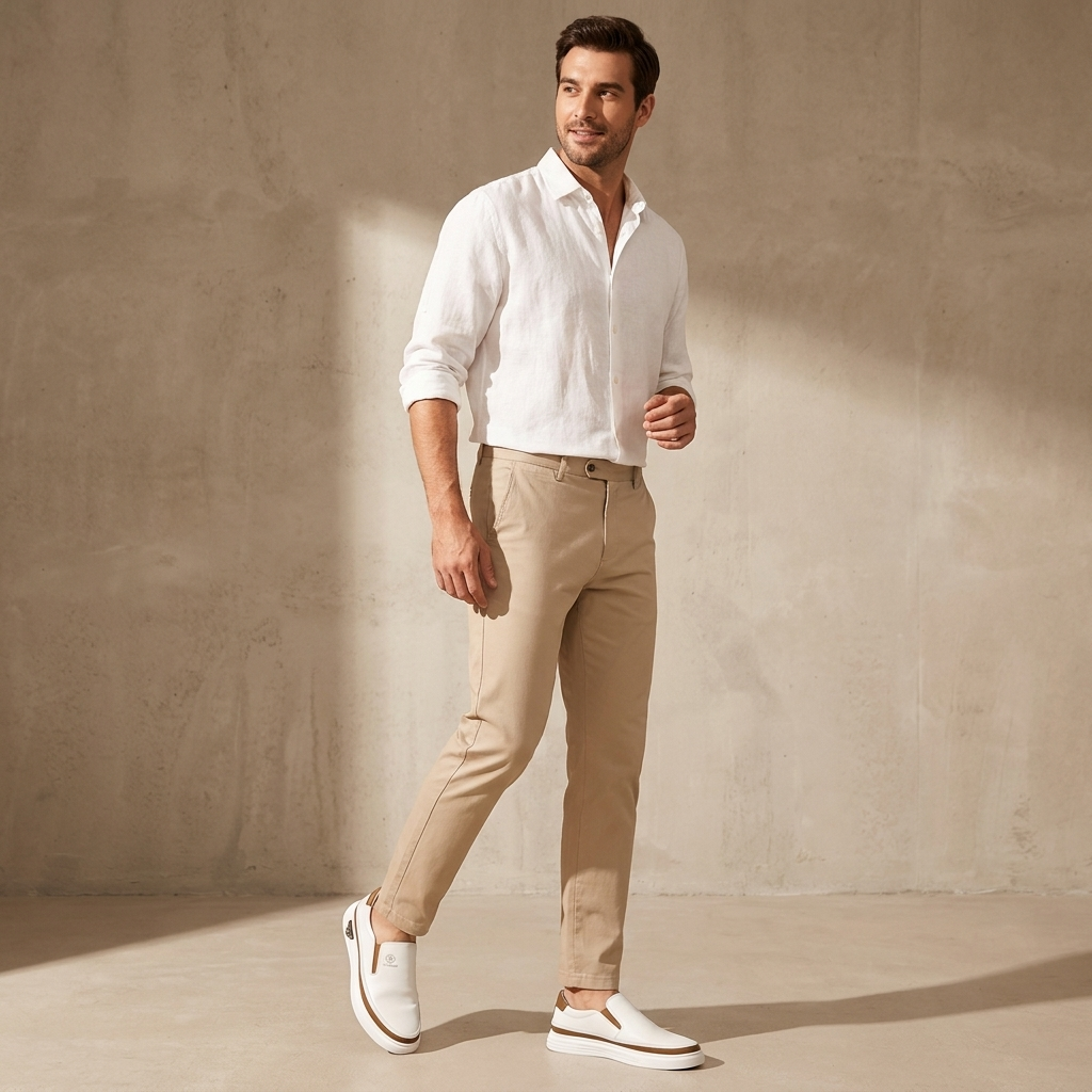 Cazel | Sneakers slip-on en cuir pour homme