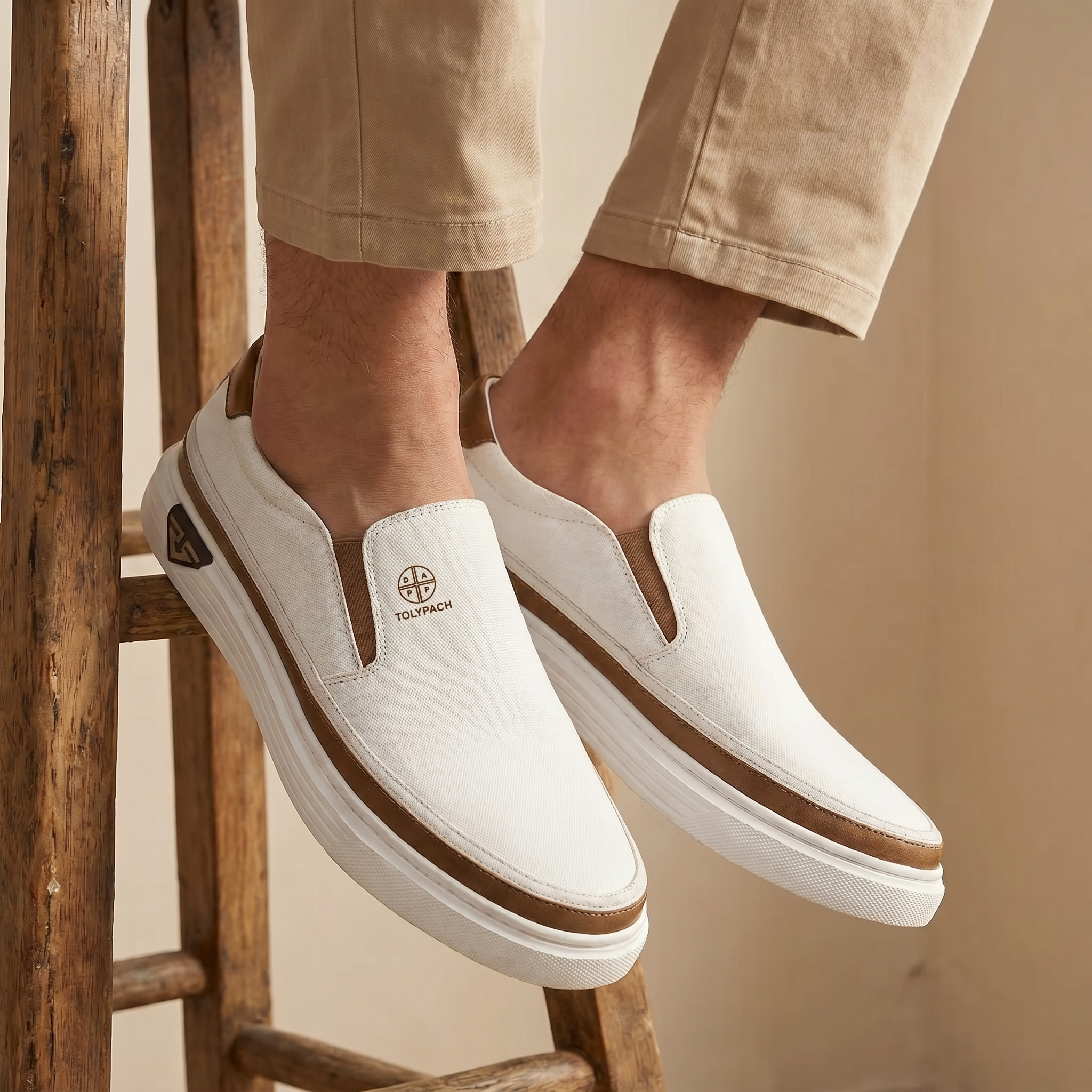 Cazel | Sneakers slip-on en cuir pour homme