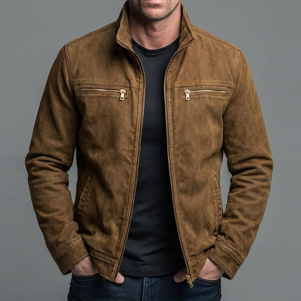 Cazel | Veste en coton intemporelle à fermeture zippée