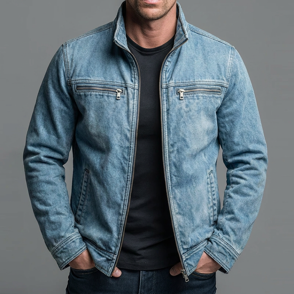 Cazel | Veste en coton intemporelle à fermeture zippée