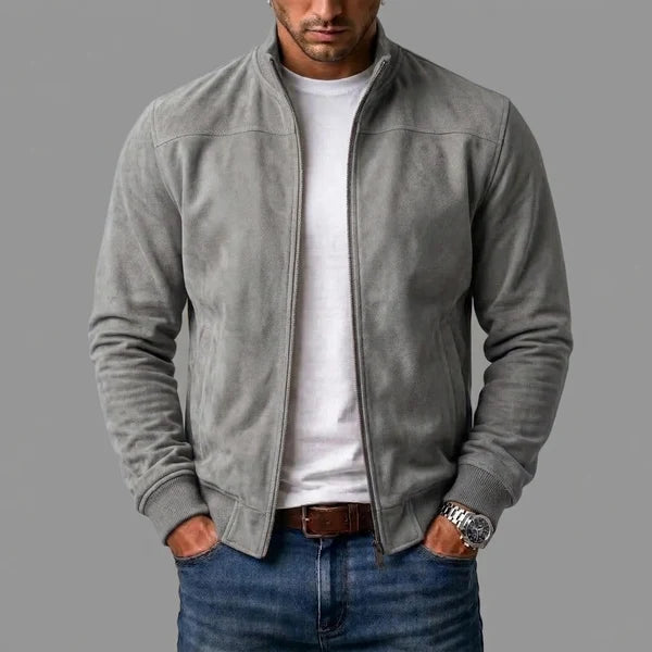 Cazel | Blouson bomber en daim