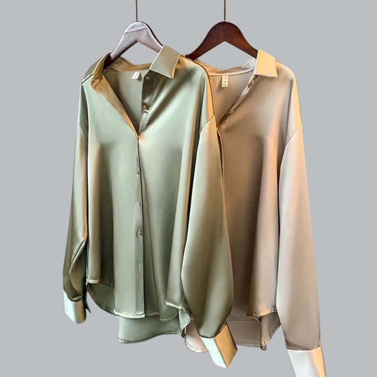 Lenoir™ | Chemisier élégant en satin de haute qualité