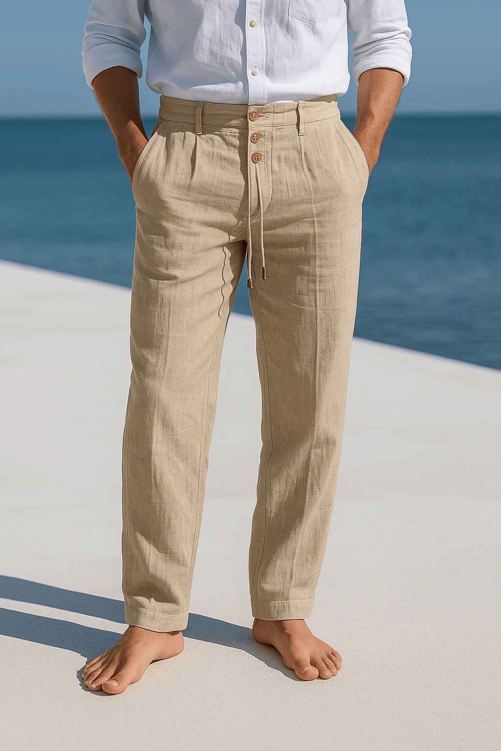 Cazel | Pantalon en lin confortable