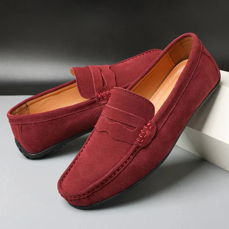 Cazel | Mocassins rétro en daim pour homme