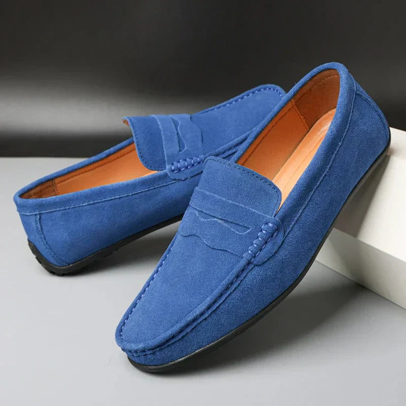Cazel | Mocassins rétro en daim pour homme