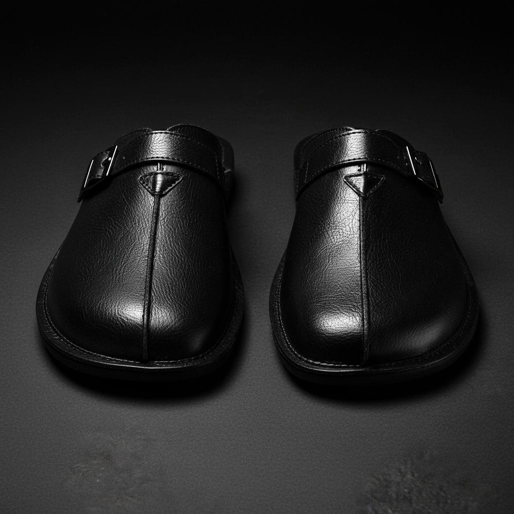 Cazel | Sandale Mules En Cuir