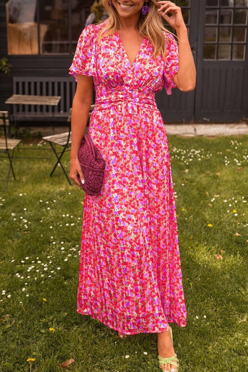 Sylvie™ | Robe Maxi Élégante avec Décolleté en V