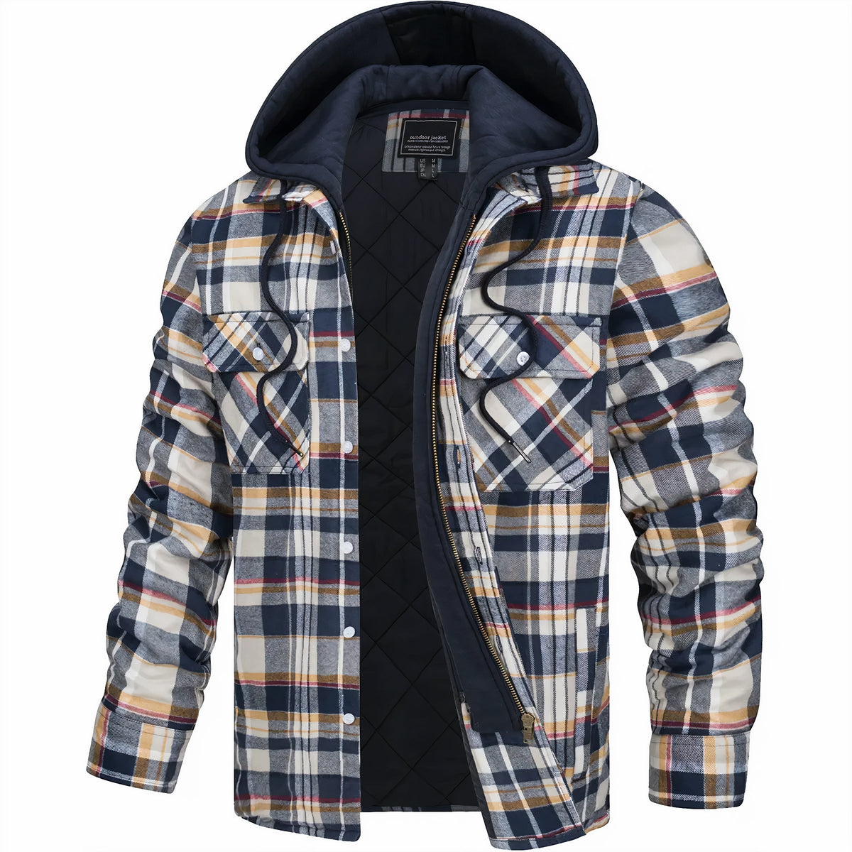 Cazel | Veste à carreaux avec zip