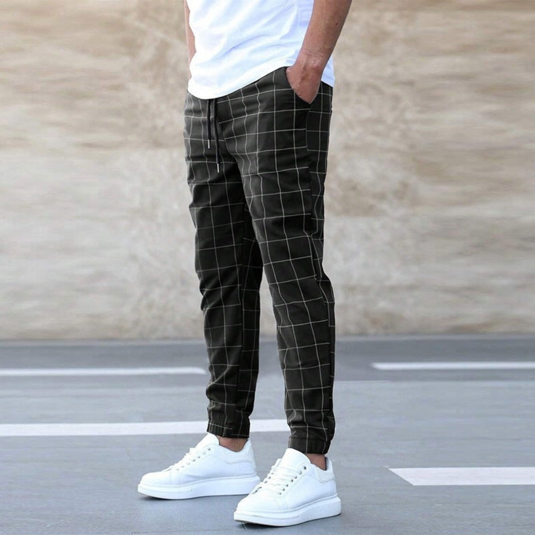 Lenoir™ | Pantalon jogger à carreaux pour homme