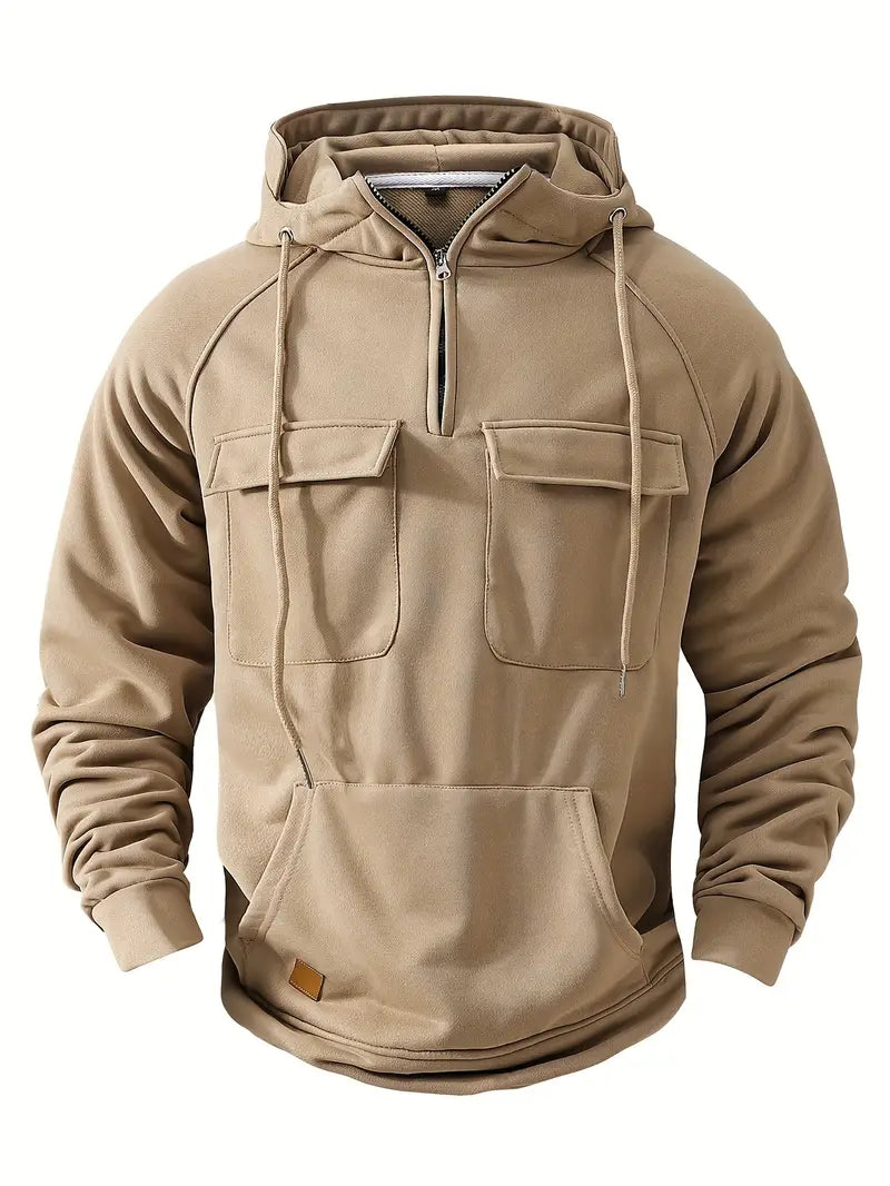 Lenoir™ | Sweat à capuche confortable à multiples poches