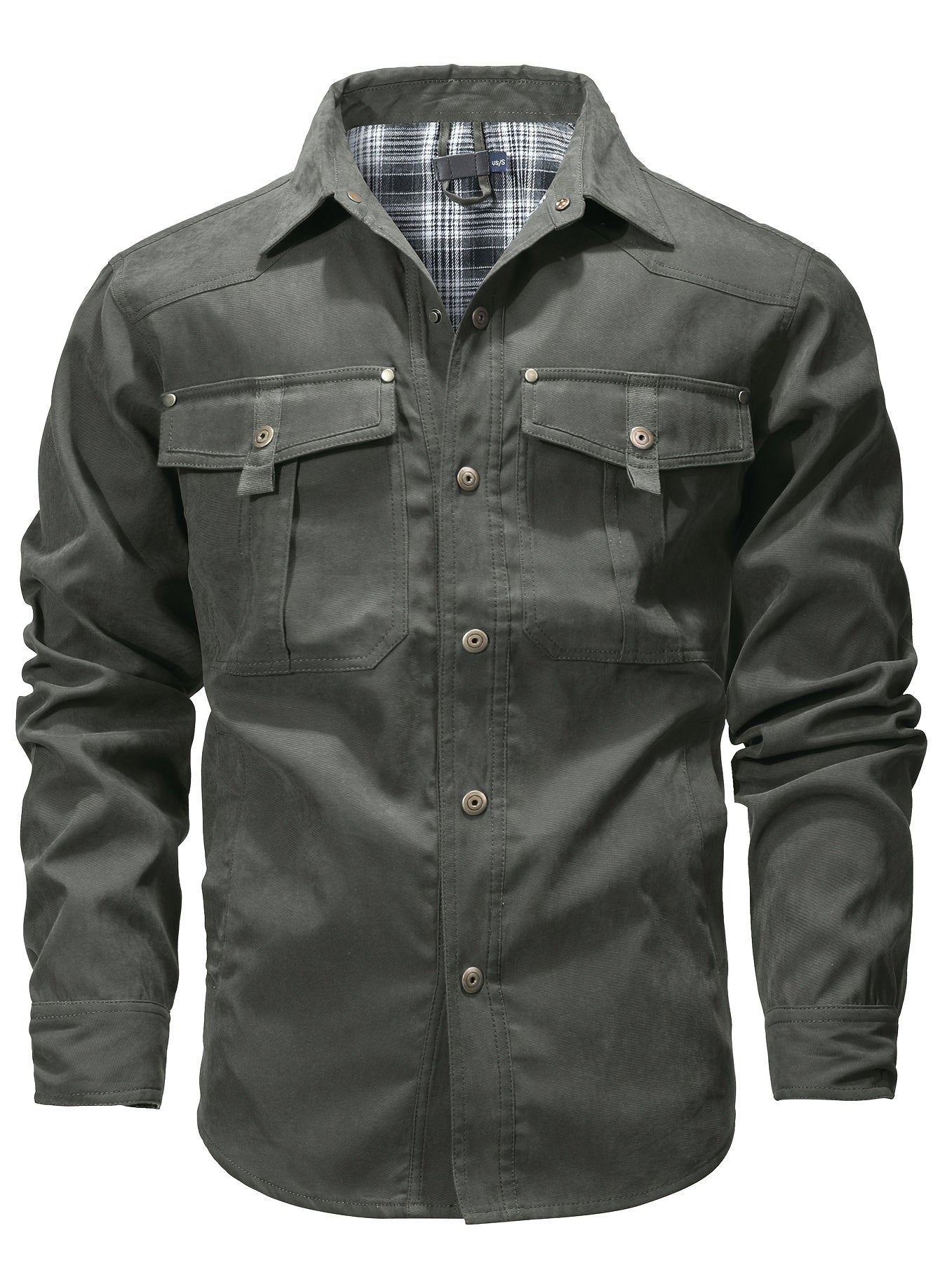 Lenoir™ | Veste cargo décontractée à manches longues