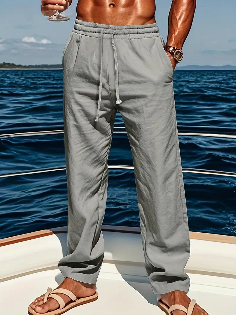 Lenoir™ | Pantalons en Lin Élégants