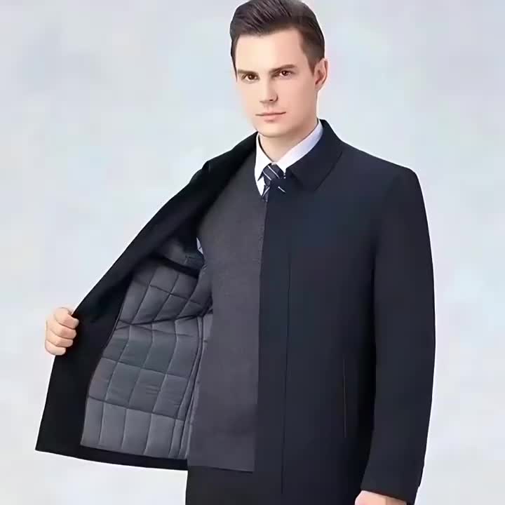 Cazel | Veste pour homme à col à revers avec fermeture éclair