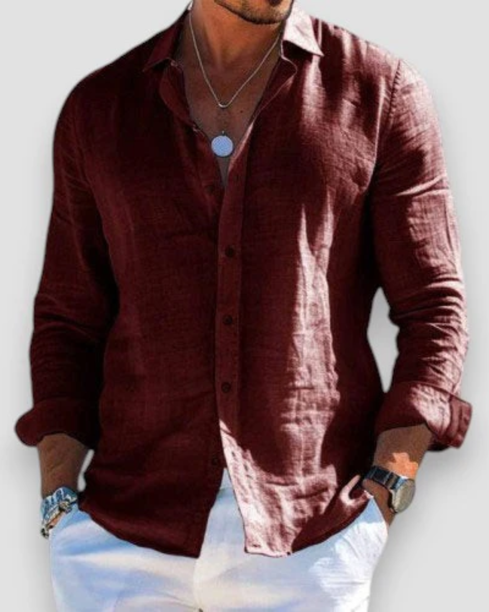 Lenoir™ | Chemise homme décontractée