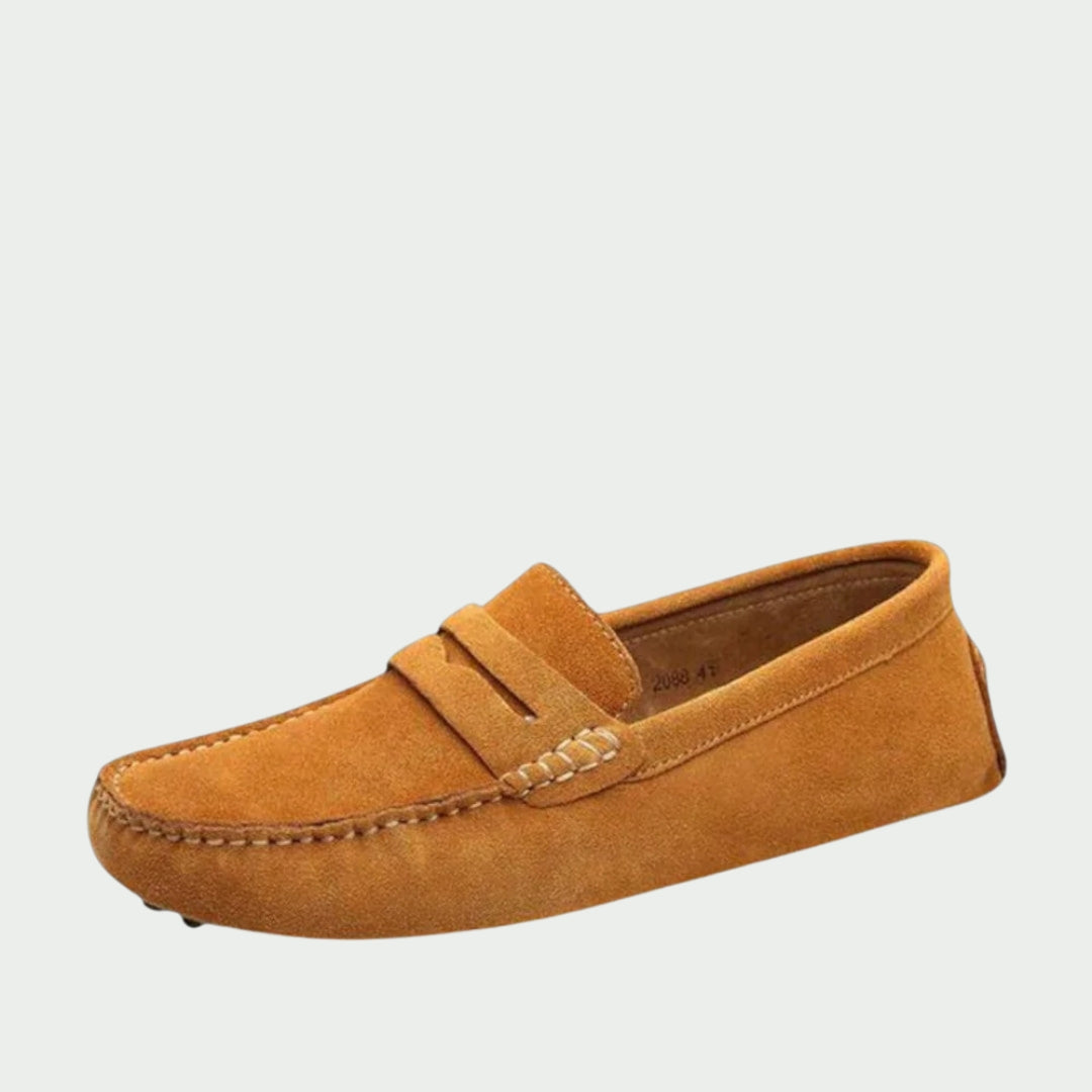 Lenoir™ | Mocassins en cuir suédé faits main