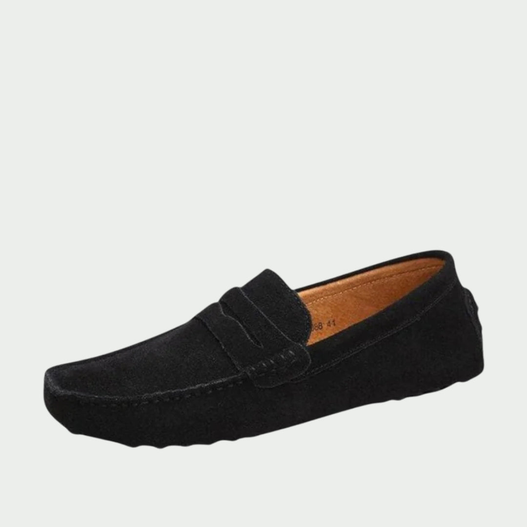 Lenoir™ | Mocassins en cuir suédé faits main