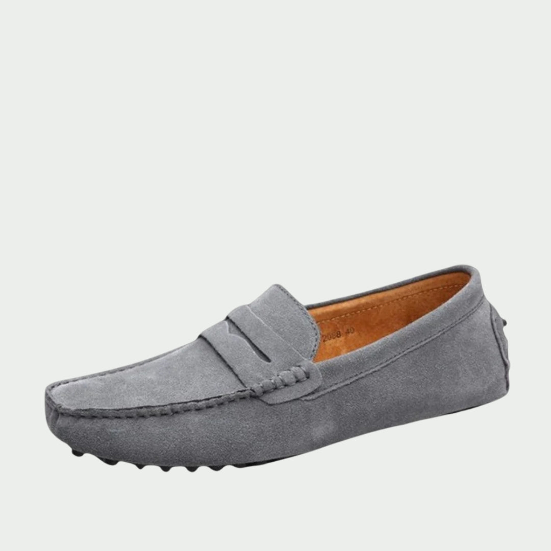 Lenoir™ | Mocassins en cuir suédé faits main