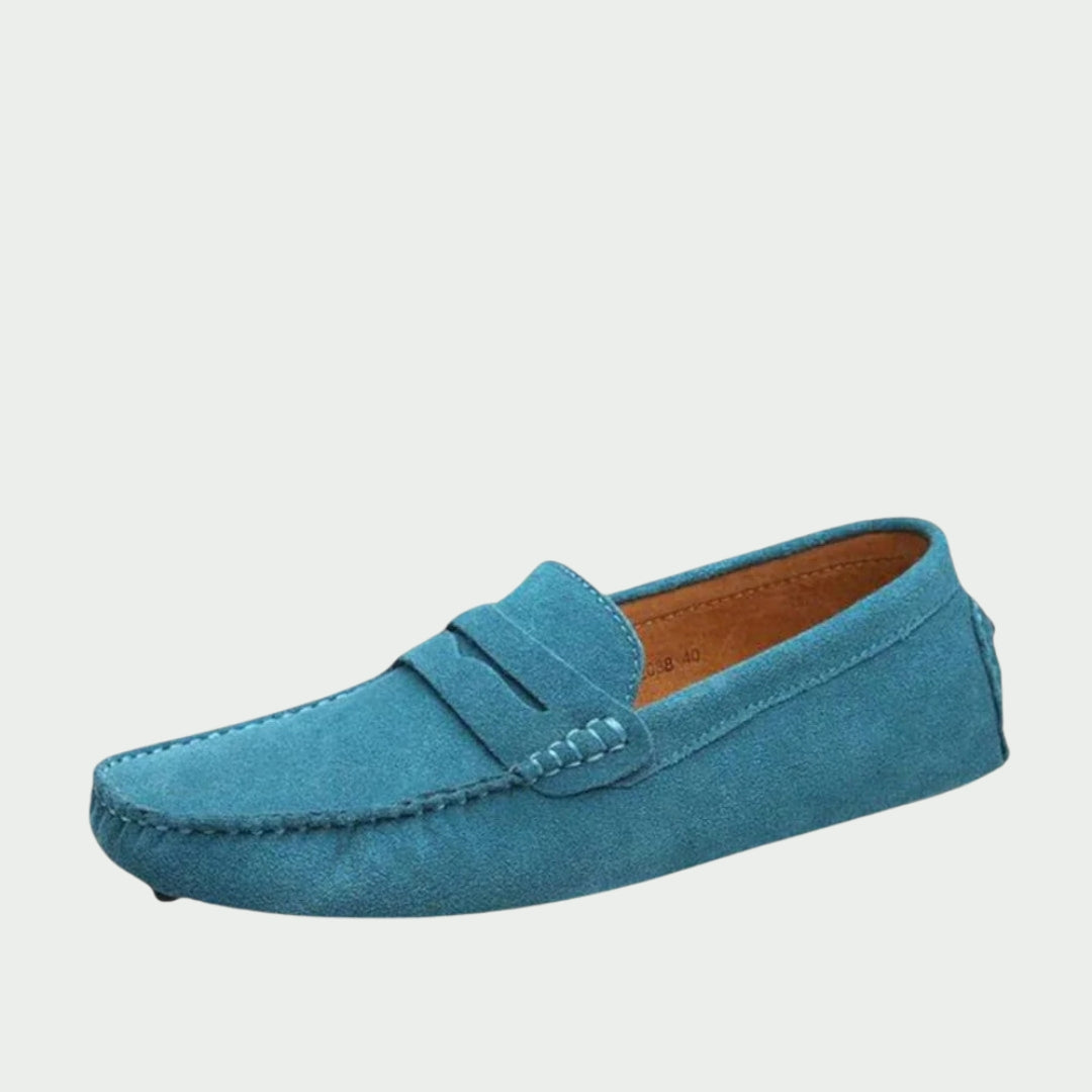 Lenoir™ | Mocassins en cuir suédé faits main