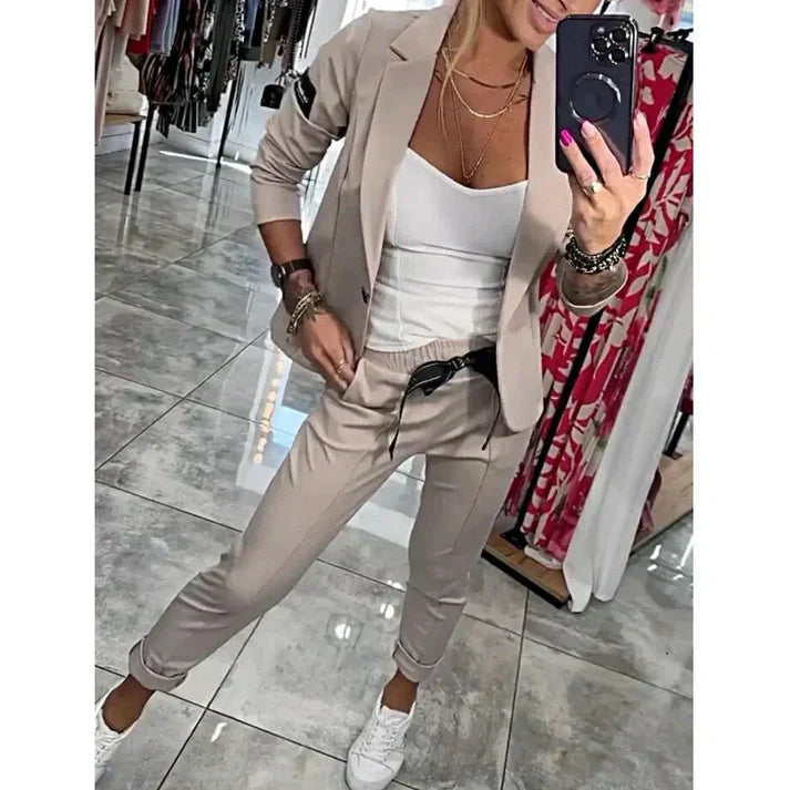 Lenoir™ | Ensemble élégant blazer et pantalon