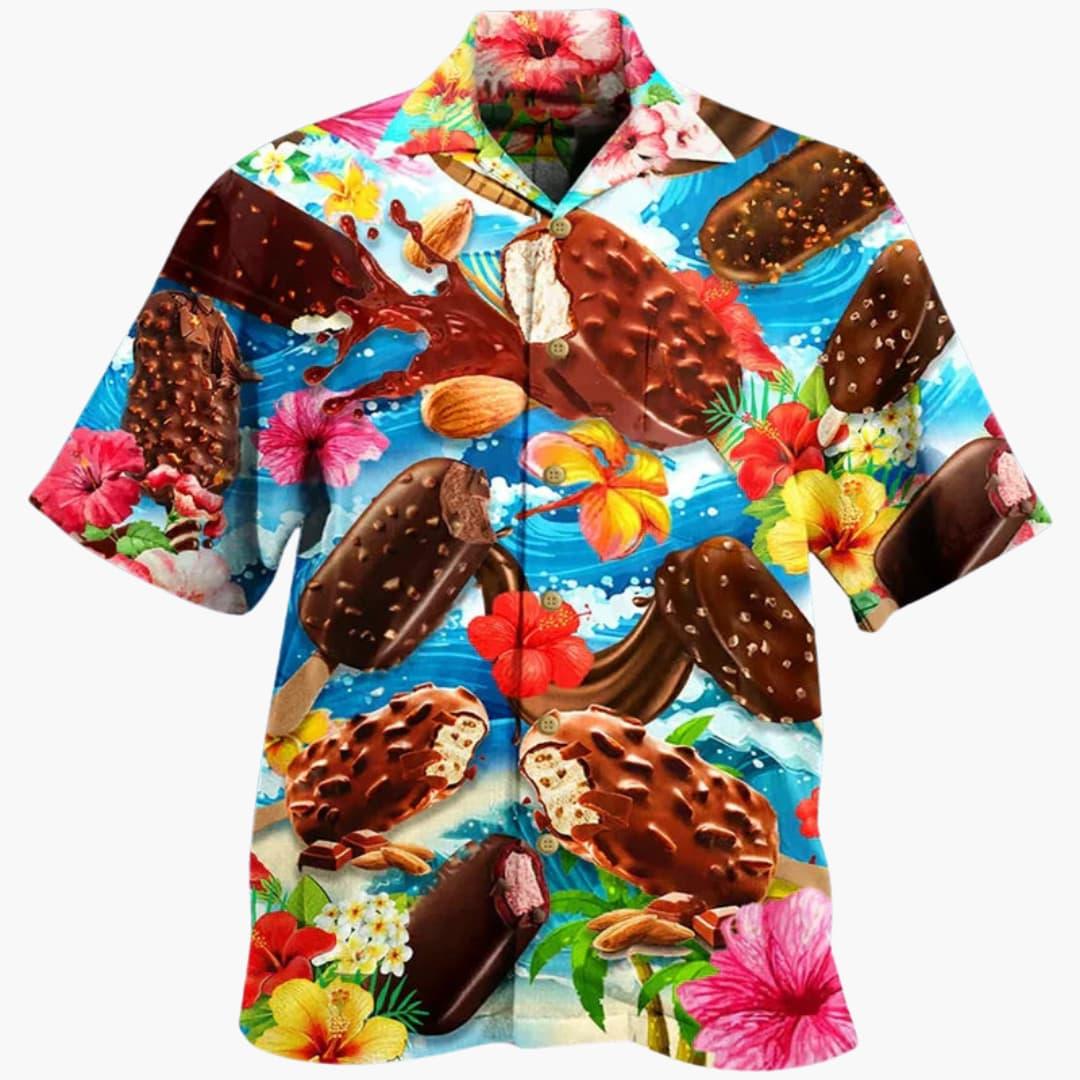 Lenoir™ | Chemise d'été élégante avec imprimé glace