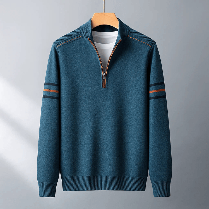 Cazel | Pull moderne à demi-zip