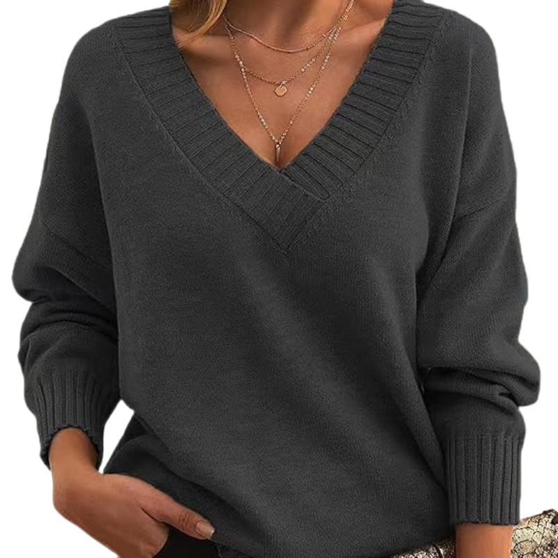 Pull en Cachemire à Col V Chic | Parfait pour un Usage Quotidien