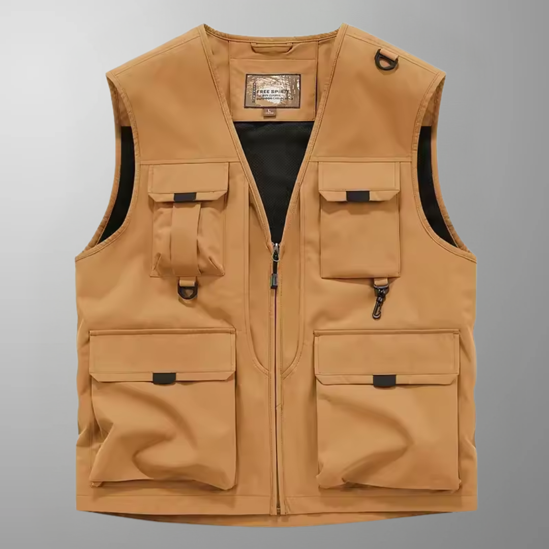 Cazel | Gilet cargo élégant et décontracté