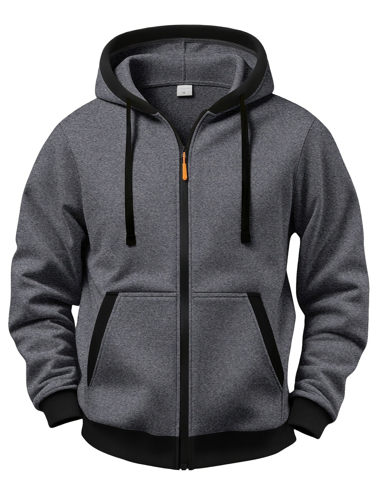 Cazel | Pull d’hiver décontracté à capuche, manches longues et fermeture éclair