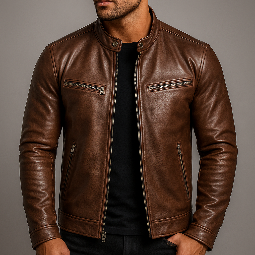 Cazel | Veste vintage en cuir
