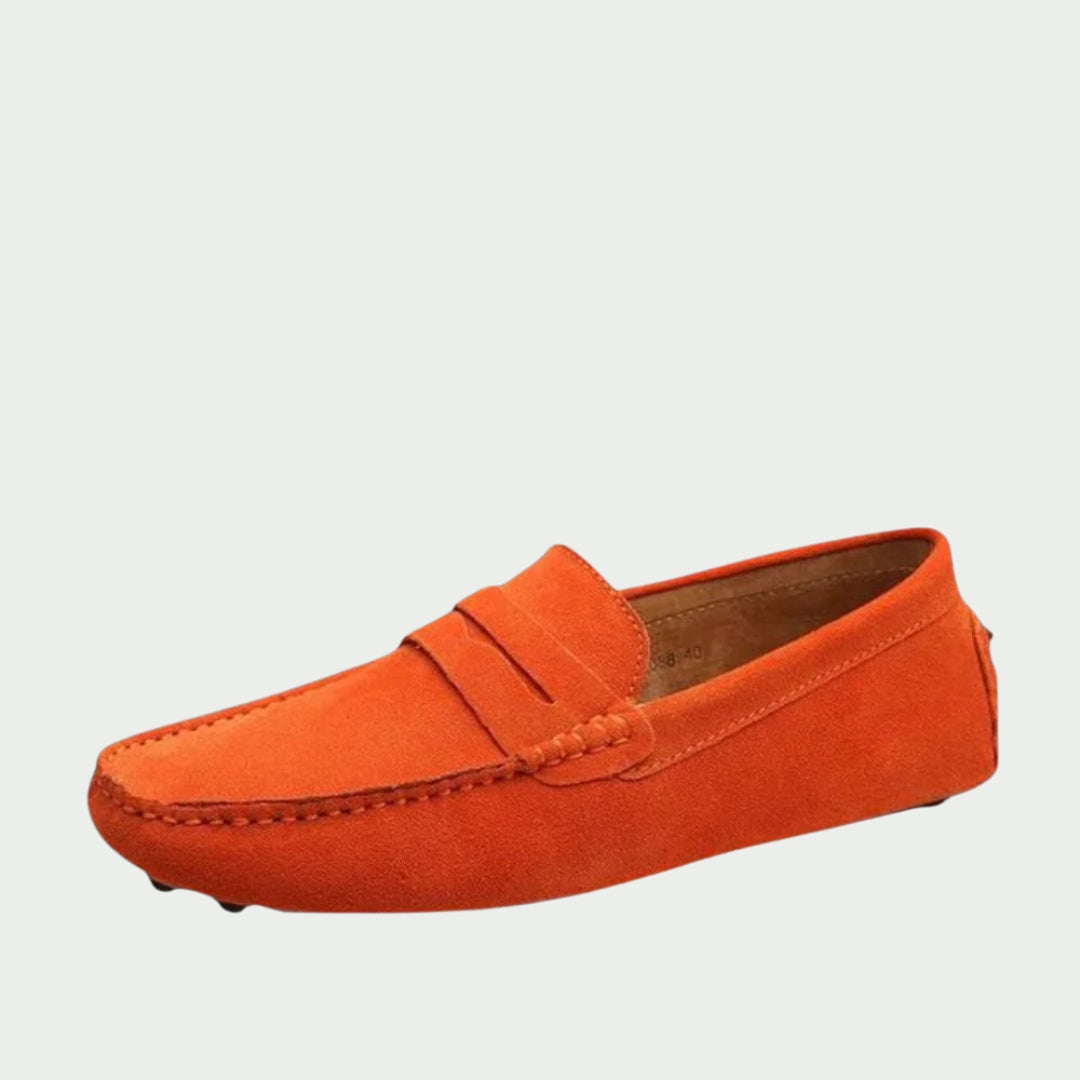 Lenoir™ | Mocassins en cuir suédé faits main