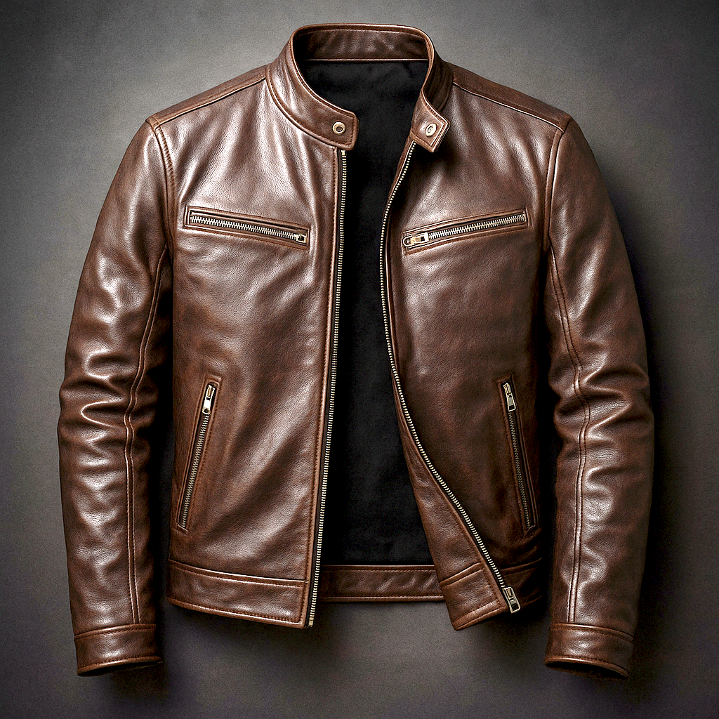 Cazel | Veste vintage en cuir