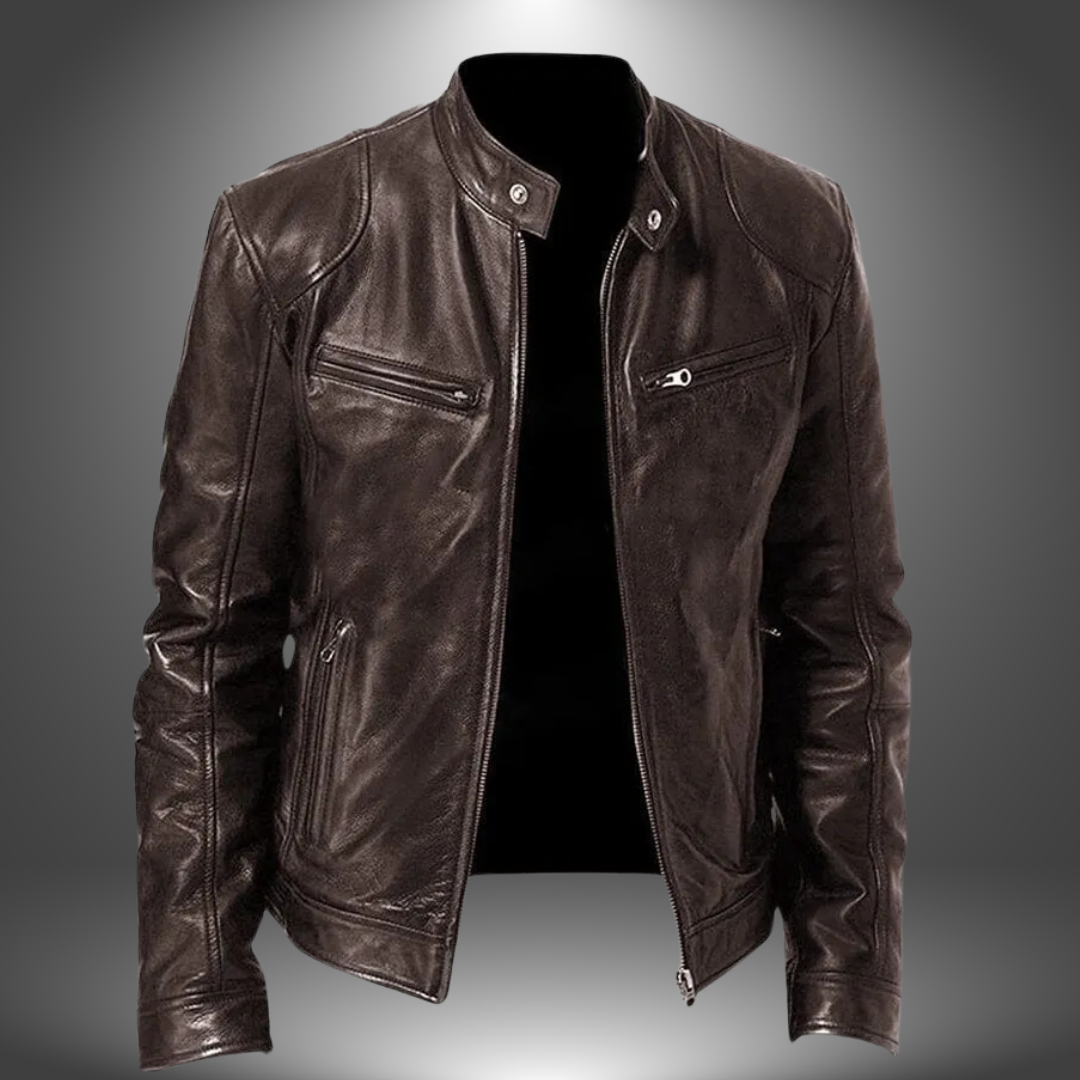 Cazel | Veste en cuir artisanal pour homme