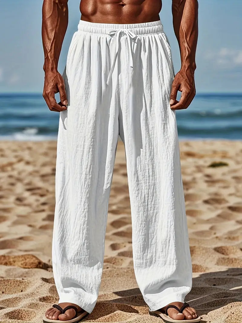 Lenoir™ | Pantalons en Lin Élégants