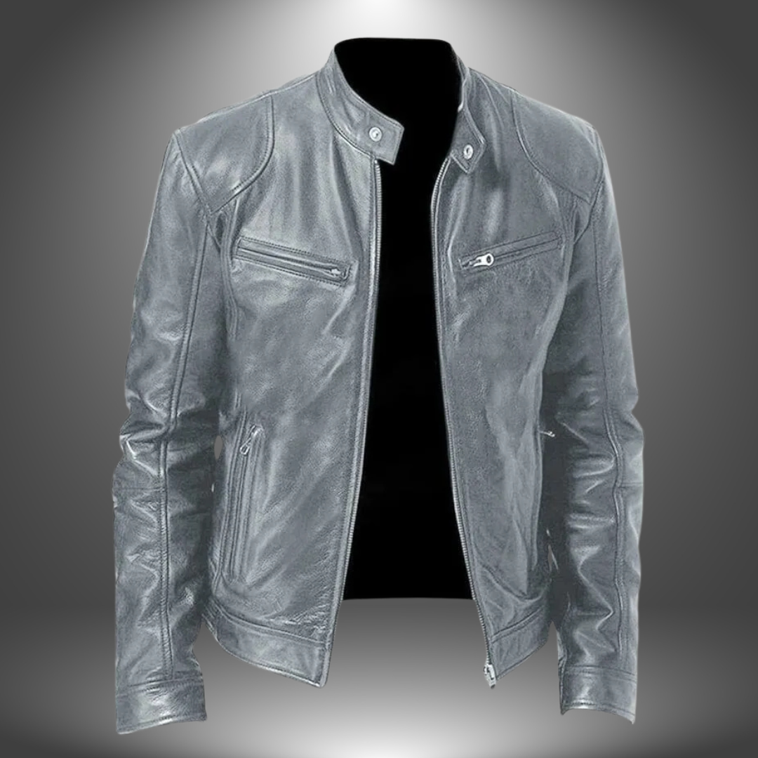 Cazel | Veste en cuir artisanal pour homme