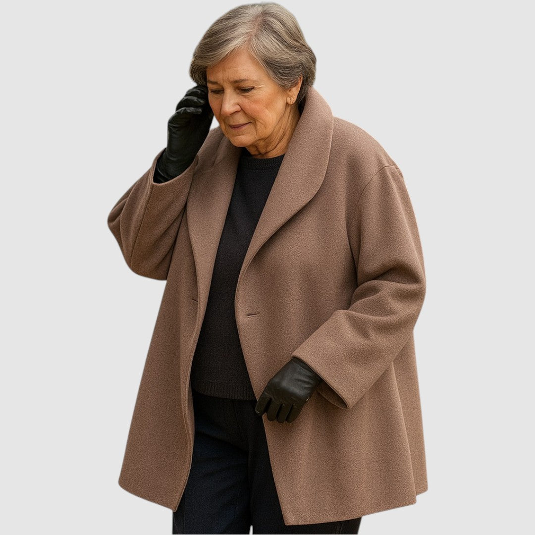 Lenoir™ | Manteau coupe-vent en laine et cachemire