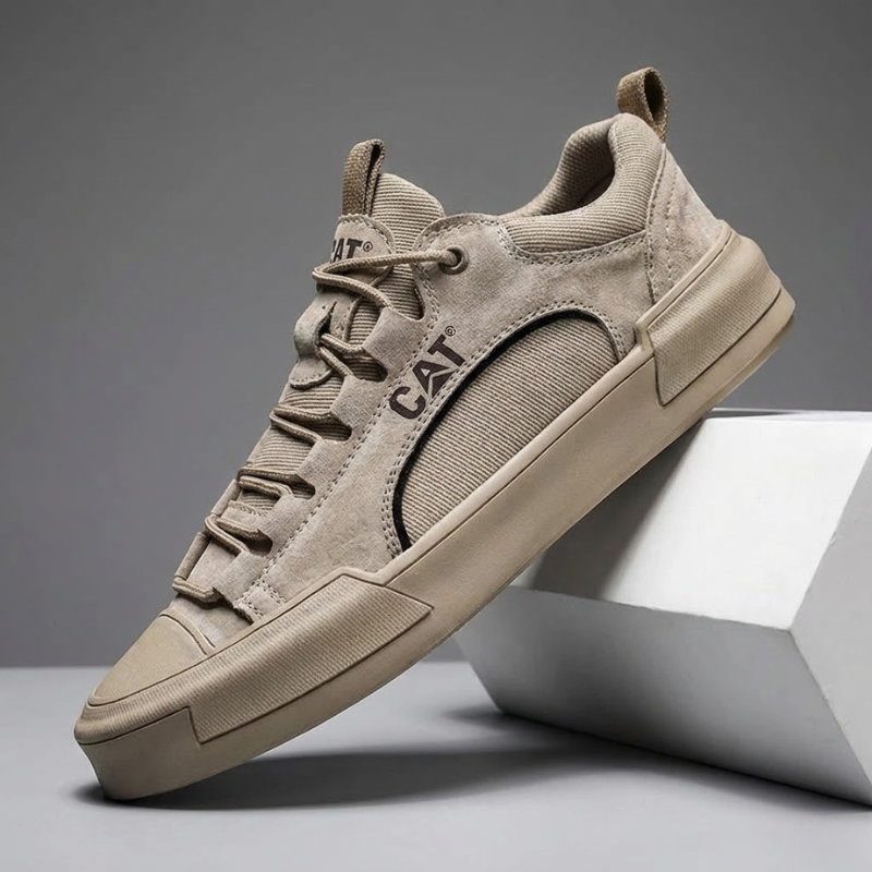 Cazel | Chaussures en toile avec lacets en daim pour un usage quotidien