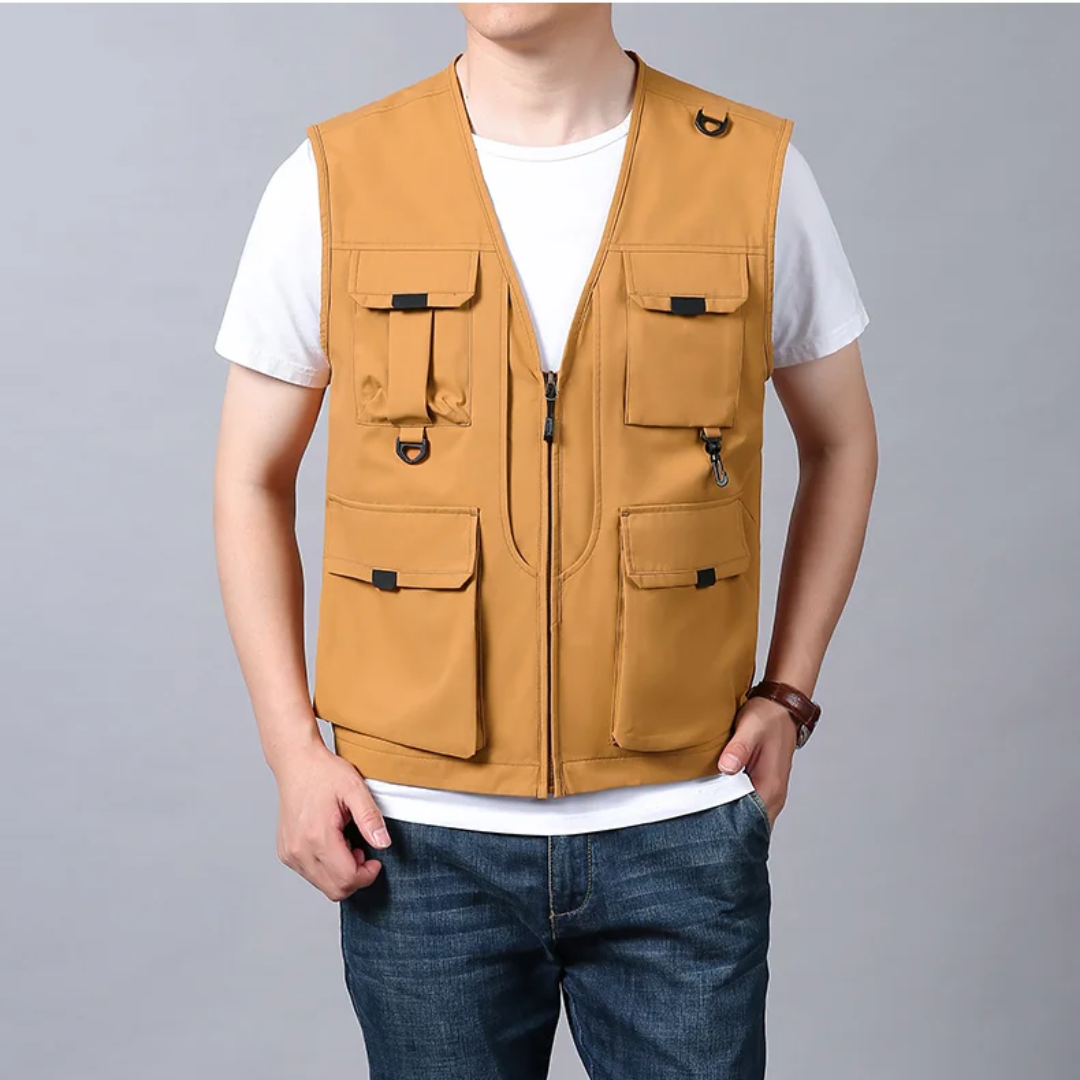 Lenoir™ | Gilet cargo élégant et décontracté