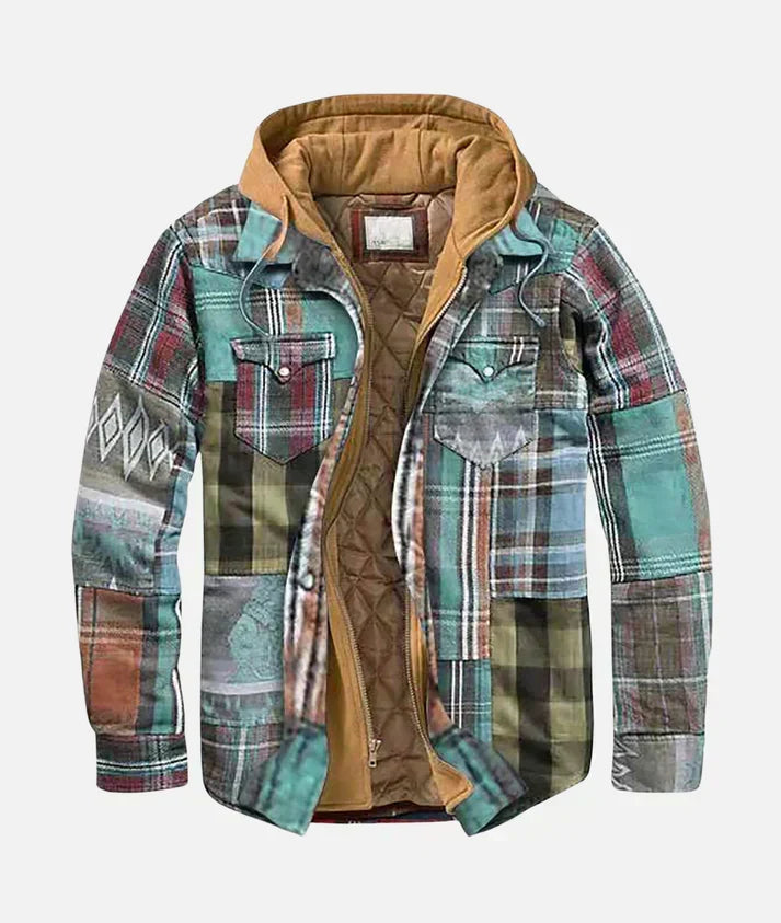 Cazel | Veste patchwork à carreaux