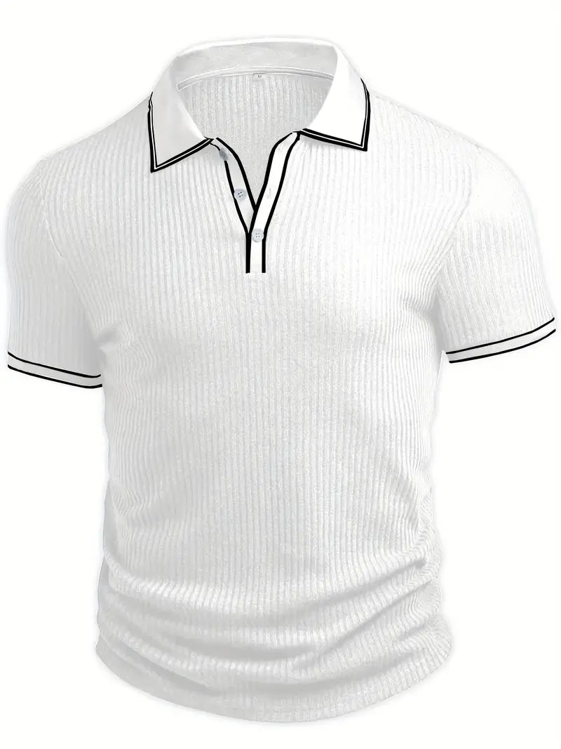 Lenoir™ | Polo texturé sur mesure au flair méditerranéen