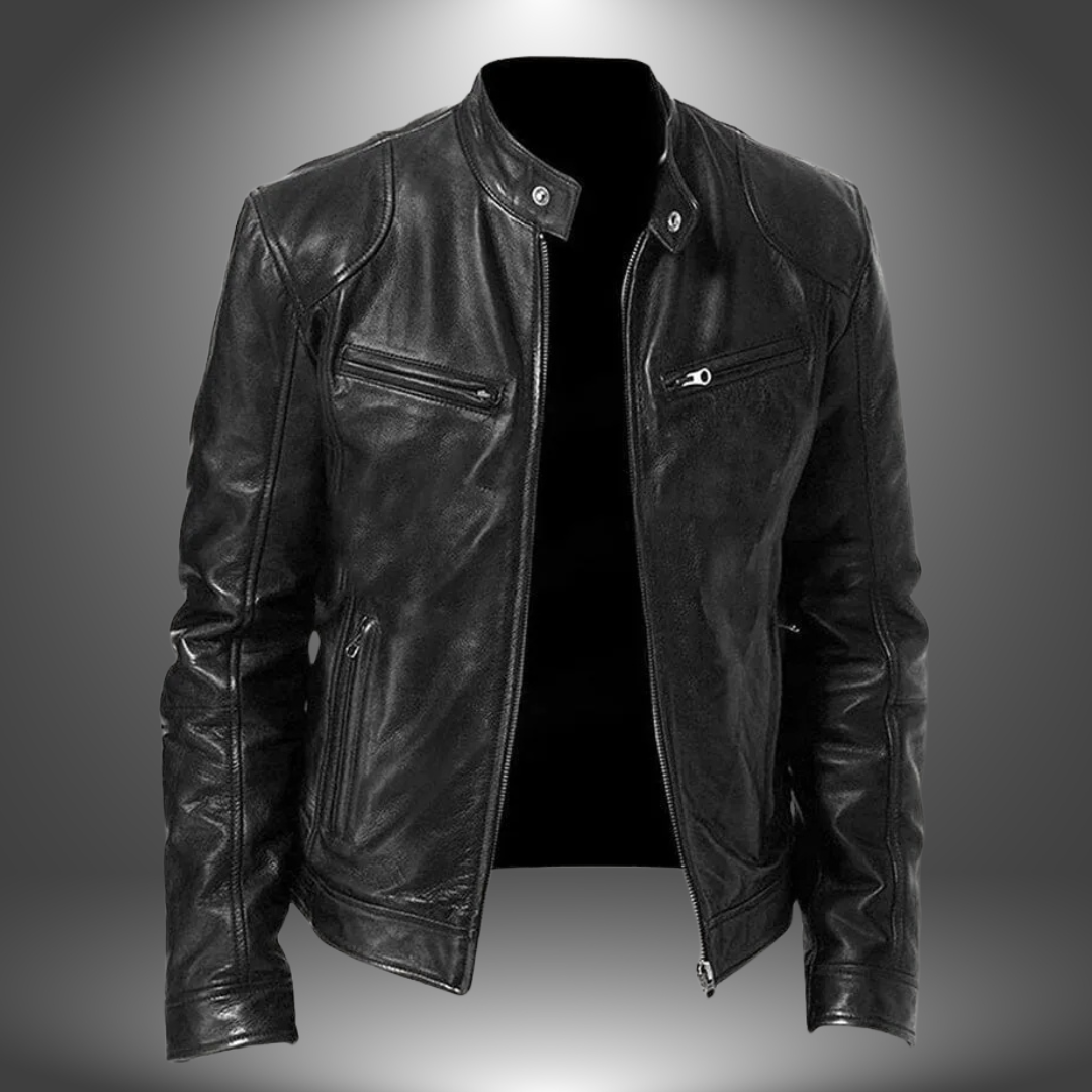 Cazel | Veste en cuir artisanal pour homme
