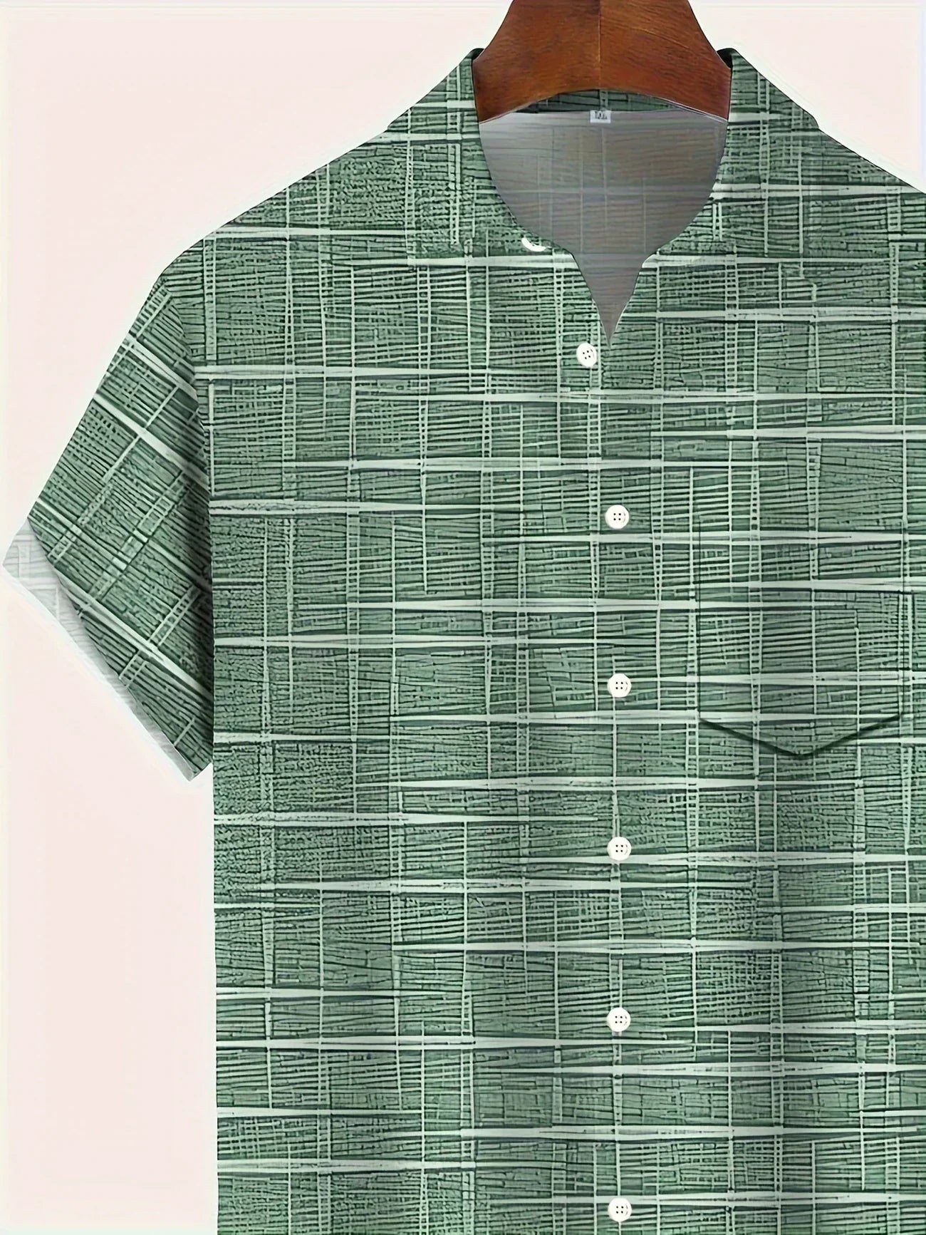 Cazel | Chemise élégante à motif rayé et à carreaux