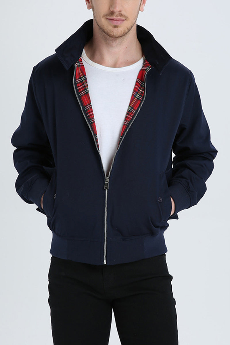 Cazel | Veste Harrington avec doublure tartan